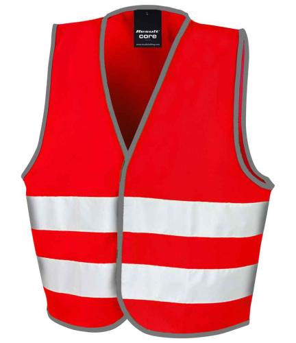 Result Core Kids Enhanced Vis Vest - RED - M
